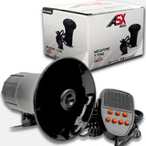 Megafone Sirene Policial Asx 7 Tons Bivolt