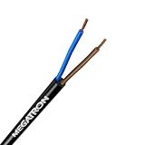 Megatron Cabo PP 2X1 5mm Fio De Energia Megatron Bobina Com 30 Metros Cor Preto