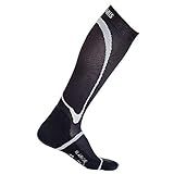 Meia 3 4 Esportiva Performance 520 Ad 20 30 Mmhg Sigvaris Preto Prata P1