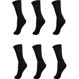Meia Aeróbica Kit 6 Pares Feminina Academia Cano Longo 3 4