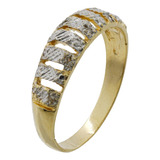 Meia Alianca Diamante Sofisticada