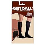 Meia Alta Compressão Kendall Masculino Preto M