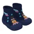 Meia Antiderrapante Infantil Bebê Sapatilha Conforto Azul