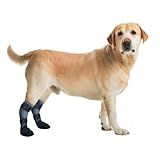 Meia Antiderrapante Pet Para Cachorros Cano Longo E Velcro 1 Par PP 