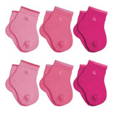 Meia Bebe Menina Lupo Infantil Kit 6 Pares Original Rn Full