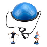 Meia Bola Bosu Exercícios Equilíbrio Pilates Ginástica Azul