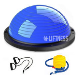 Meia Bola Suiça Bosu Balance Ball Pilates Yoga Equilíbrio