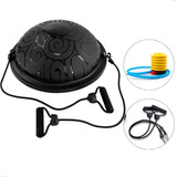 Meia Bola Suiça De Equilibro Bosu C Bomba Ball Pilates Yoga