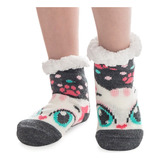 Meia Botinha Infantil Antiderrapante Forrada Tricot Puket