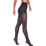 Meia Calça Animal Print Fio 15 Lupo Loba Estampa Onça 5785
