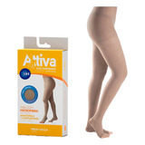 Meia Calça Attiva Alta Compressão 20 30 Mmhg Natural Fem