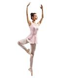 Meia Calça Ballet Balé Jazz Infantil Festas Fio 40 BR Alfa G Regular Rosa 
