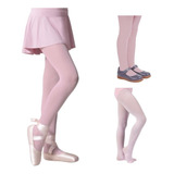 Meia Calça Ballet Infantil Lisa Rosa Menina Fio 40 Juvenil