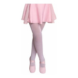 Meia Calça Ballet Rosa Fio 40 Bailarina Aula Dança Folclore