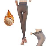 Meia Calça Feminina DOLM De Lã Quente Efeito Translúcido Pernas Impecáveis Leggings Femininas Forradas Com Lã Preta Pés Abertos 220 G Veludo 