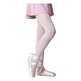 Meia Calça Infantil Ballet Jazz Fio 40 Selene Com Elastano Branco M