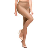 Meia Calça Natural Fio 15 Loba Lupo Kit Com Duas Peças