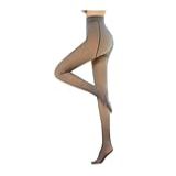 Meia Calça Termica Feminina Translucida Forrada