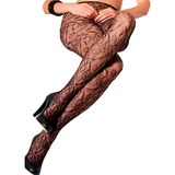 Meia Calça Trifil 6041 Rendada Floral Fio 40 Poliamida