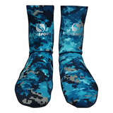 Meia Camo Blue 2 5mm Onda Sports