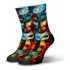 Meia Cano Alto Divertida Gato Picasso Crossfit  Patins