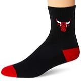 Meia Cano Medio Nba Chicago Bulls 39-43 Preto