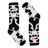 Meia Cantarola Melissa Cow Vaca 3 4 Adulto Infantil Colegial