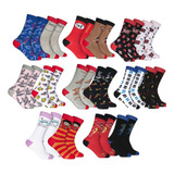 Meia Colorida 3 4 Infantil De Cano Alto Kit 5 Pares Modinha