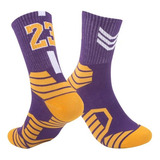 Meia De Basquete Cano Alto Masculina Nba Tm Ún 38 43 Atletas