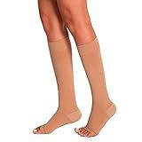 Meia De Compressão Venosan 6000 AD 20 30 PE ABERTO Bege P