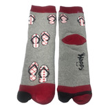Meia Dedinho Feminina Aqueça Pés Varias Estampas Happy