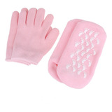 Meia Esfoliantes Hidratantes Luva Par De Silicone Spa Pele