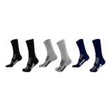 Meia Hupi Corrida Ciclismo Kit 03 Pares Tam Plus 42 46