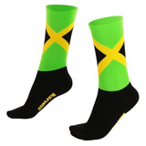Meia Hupi Jamaica Preto E Verde