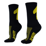 Meia Hupi Preta Ciclismo Corrida Sport Bike Mtb Linha Black