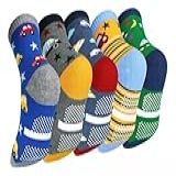 Meia Infantil Antiderrapante Kit 12 Pares Menino Criança Masculino Variadas 2 A 4 Anos BR Idade 2 Anos 4 Anos Regular 