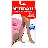 Meia Longa 7 8 Média Compressão Renda Com Silicone Mel Grande Kendall G