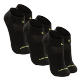 Meia Lupo Academia Corrida Cano Curto Baixo Poliamida Kit 3