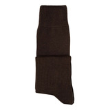 Meia Lupo Masculina Cano Médio Lisa 01800 001 Cafe