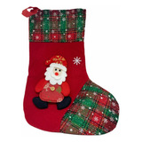 Meia Natal Hiperfesta 36cm Papai Noel