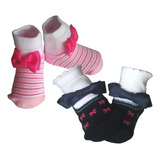 Meia Para Bebe De 0 A 6 Meses Com Aplique Puket