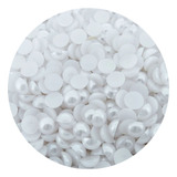 Meia Perola 10mm Abs 500g Cor Branca 1 700 Peças