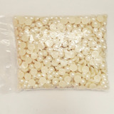 Meia Perola 14mm Abs 250gr Creme Branca 400 Peças