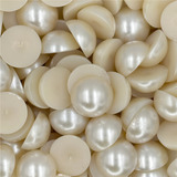 Meia Perola 14mm Abs 500gr Creme 750 Peças