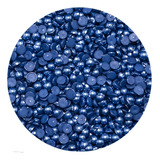 Meia Pérola Abs Azul Marinho 6mm 500 Gramas Sem Furo