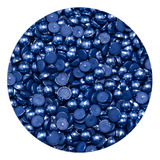 Meia Perola Azul Marinho 4mm Pacote