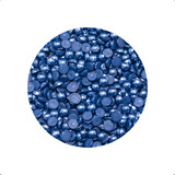 Meia Pérola Azul Marinho Abs 4mm