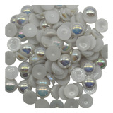 Meia Pérola Irisada 10mm 200 Unidades Artesanato