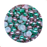 Meia Perola Para Colagem Tie Dye Em Abs De 06mm Com 500gr
