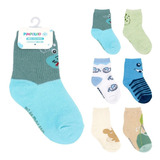 Meia Pimpolho Menino Infantil Masculina Kit C 6 Tam 26 30